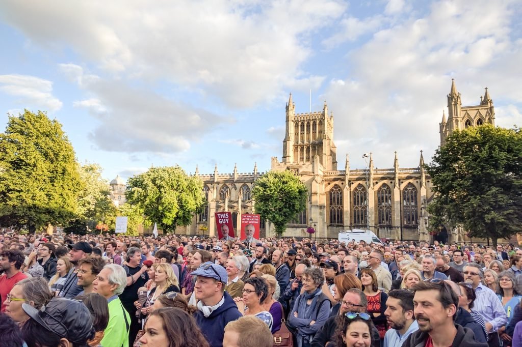 Jeremy Corbyn leadership rally 2016. Photo: PaulNUK